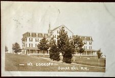 Real Photo Postcard MT. LOOKOFF, SUGAR HILL, NH,  Posted 1908, RPPC picture
