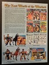 Remco THE WARLORD Action Figures Preview Page/Article ~ Magazine PRINT AD 2006 picture