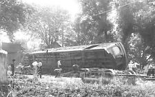 Interurban Railroad Train Wreck Princeton Illinois IL Reprint Postcard picture