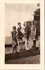 Bathing Beauties on the Beach RPPC picture