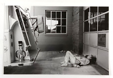 1989 Watsonville California Earthquake Female Firefighter Resting Press Photo picture