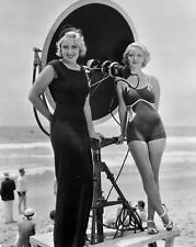 1932 BETTE DAVIS AND JOAN BLONDELL Filming THREE ON A MATCH Photo   (215-i) picture