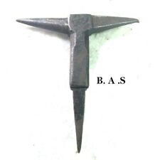 Antique Black Iron Anvil Collectible Blacksmith Tool useful picture