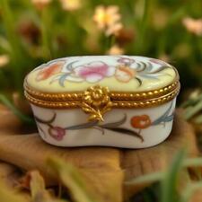Authentic Limoges Rare Limited Edition Of 1500 Trinket Box Ring Box Signed MC picture