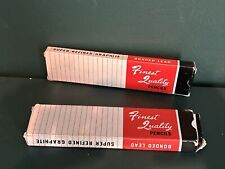 Vintage Pencils Finest Quality Bonded Lead No. 2 Unsharpened (19 incl w 2 Boxes) picture