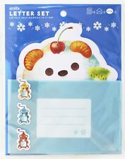 Letter Set Cool Sweets Polar Bear Shaved Ice 6 Sheet 3 Envelope Amifa Japan picture