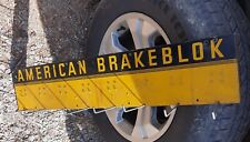 Vtg Original American Brakeblok  Belts Metal Gas Station Display Rack Sign . picture