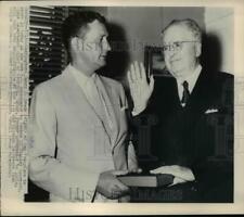 1948 Press Photo Henry Grady Sworn As The New US Ambassador To Stanley Woodward picture