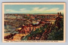 Grand Canyon National Park, Early Morning Over Desert, Antique, Vintage Postcard picture