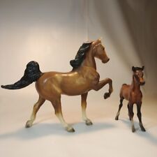 Breyer Horse Lot Tan & Brown (2) Made In USA picture