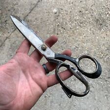 Vintage UNIMART Hot Drop Forged Steel 10” Industrial Upholstery Scissors Shears picture