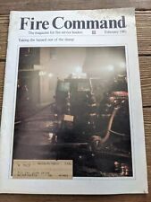 FIRE COMMAND FEBRUARY 1981 TAKING THE HAZARD OUT MAGAZINE RARE VTG FIREMAN picture