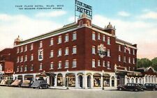 Vintage Postcard 1930s Four Flags Hotel Niles MI Michigan 100 Modern Rooms picture