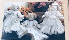 MARIE - CLAUDE Pattern A RAG DOLL & 3 DRESSES Using French Handsewing Machine picture