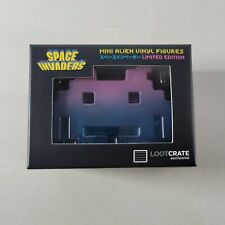 Space Invaders Mini Alien Figure Exclusive Blue and Purple In Package picture