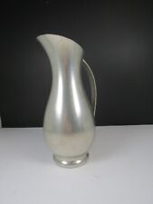 Vtg Royal Holland Pewter KMD Tiel Dutch Mid Century Modern Vase Pitcher 8.5