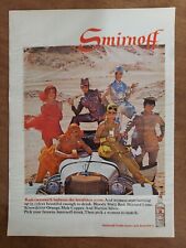 Smirnoff Vodka Colorful Girls Old Car Chauffeur 1968 Vintage Print Ad picture