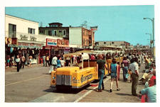 Wildwood Boardwalk Sightseer Tram Ride New Jersey NJ Freeman UNP Postcard c1970s picture