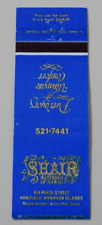 SHAIR WATERBED OF HAWAII MATCHBOOK COVER * HONOLULU, HAWAII picture
