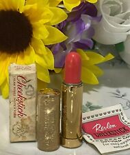 VINTAGE REVLON COLLECTIBLE GOLD TUBE CHEEK STICK CREAM ROUGE STICK RUSSET NEW picture