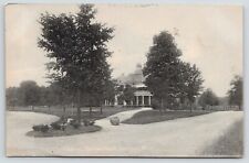 Detroit Michigan~Palmer Park Casino~Boulder on Path~1908 Rotograph Postcard picture