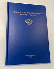 1993 reprint FREEMASONRY & CHRISTIANITY letters form two ages picture