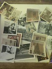 Vintage Photographs Lot Of 19  Pictures 1960s Parade Christmas Farm People picture