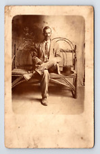 c1904-1918 RPPC Postcard Portrait of Man Marked John Garden picture