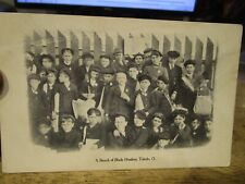 Y5 Vintage Old OHIO Postcard TOLEDO Blade Newspaper Boys Carrier Hustlers Newsie picture