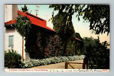 CA-California, A Flowered Covered Barn In California, Outside, Vintage Postcard picture