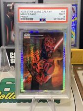 2023 Topps Star Wars Galaxy Mauls Rage Prism /75 PSA 9 picture