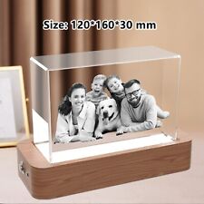Mothers Day Gift, Birthday Gift, Anniversary Gift, Personalised 3D Crystal Photo picture