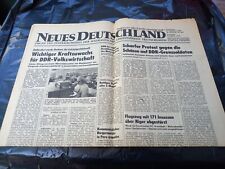 Sep 1989 East German Newspaper NEUES DEUTSCHLAND, Attack on EAST GERMAN BORDER picture