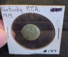 Antique pinback -- kentucky P.T.A pin from 1919--- vintage / antique pinback picture