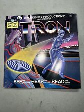 THE STORY OF TRON / DISNEYLAND 384 / CHILDREN’S BOOK & 7 INCH 33 RPM RECORD  picture
