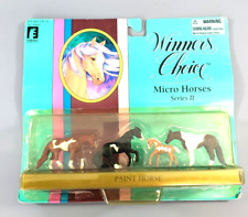 1997 VINTAGE  WINNERS CHOICE  MICRO HORSES Series II Paint Horse NIP picture