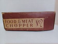Universal No. 2 Food Chopper & Meat Grinder Hand Cranked in Original Box USA picture