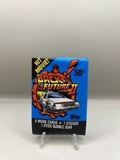 1989 Topps BACK TO THE FUTURE II  (1) Wax Pack Sealed. Vintage Authentic picture