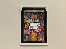 GRAND THEFT AUTO 2004 TOPPS WACKY PACKAGES CARD PARODY, GRAND THEFT AUDIO #38 NM picture