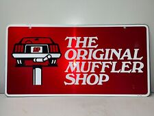 NOS AP The Original Muffler Shop Metal Advertising Sign 12x24
