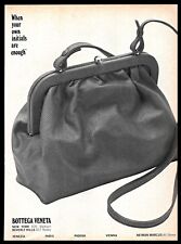 1982 Bottega Veneta Italian Leather Handbags Bags Vintage PRINT ADVERTISEMENT picture