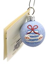 Patricia Breen Studio Gift Ball Present Snow Faces Christmas Tree Ornament CATZ picture