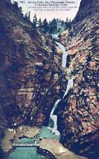 COLORADO SPRINGS CO - Seven Falls South Cheyenne Canon Postcard picture