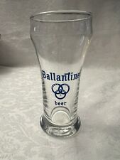 Ballantine Beer Sham Glass / Vtg Tavern Barware Advertising / Man Cave Bar Decor picture