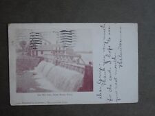Postcard A49424  Broad Brook, East Windsor, CT  The Mill Dam  c-1901-1907 picture