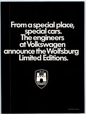 Volkswagen Wolfsburg Limited Editions VW of America 1983 Print Ad 8