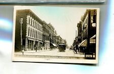 DUBUQUE IOWA BANK MAIN STREET REAL PHOTO POSTCARD 1036S picture
