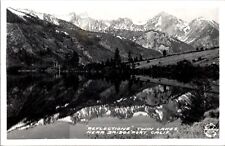 Frashers Fotos Real Photo PC Reflections Twin Lakes near Bridgeport, California picture