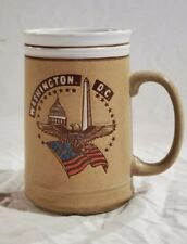  Washington D.C. VTG Nation's Capital Washington Monument Souvenir Embossed cup picture