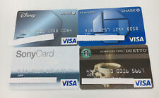 4 Expired Credit Cards For Collectors - Visa Lot (9180) picture